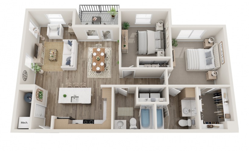 Available 1, 2, or 3 bedroom apartments in Meridian, ID Wesley